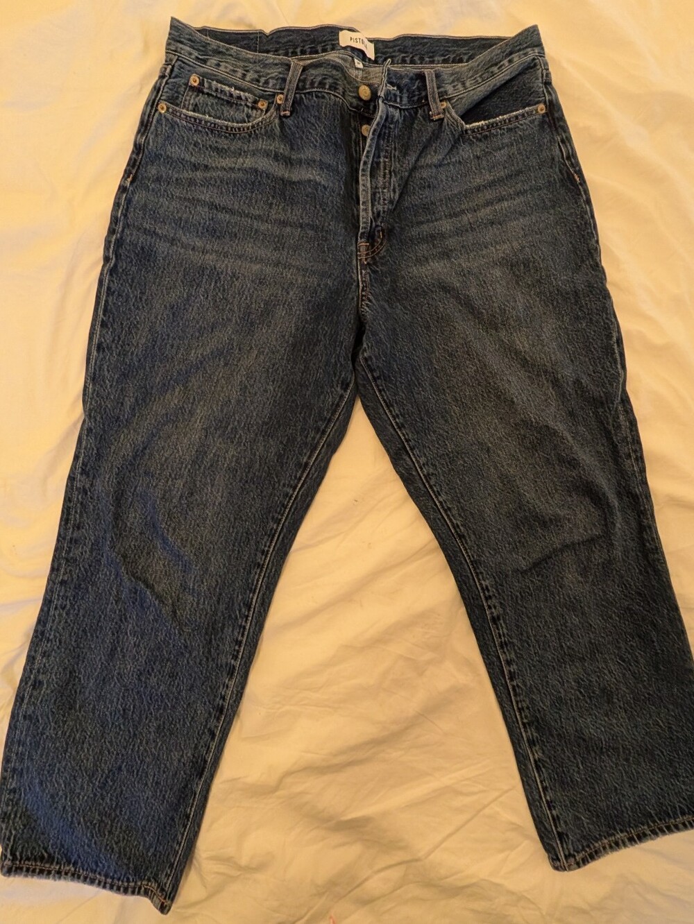 Pistola Cassie High Waist Straight Leg Jeans